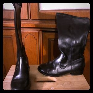 Girl’s knee High faux leather boots